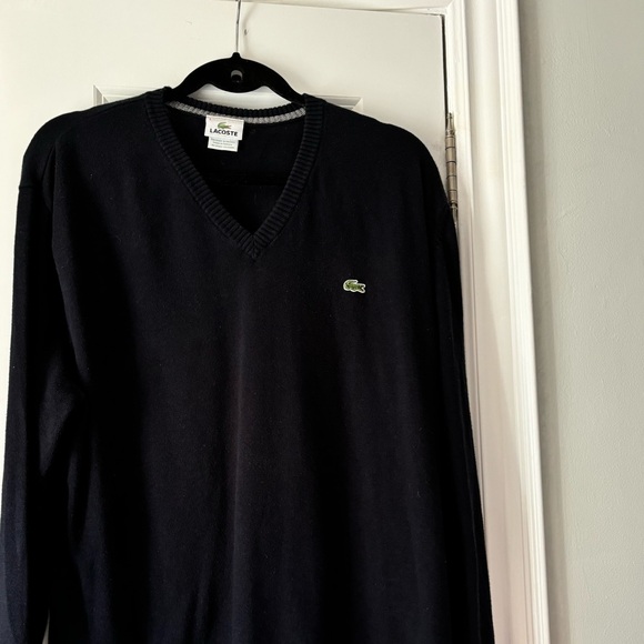 Lacoste mens v neck- (men’s xlarge) - Picture 4 of 5